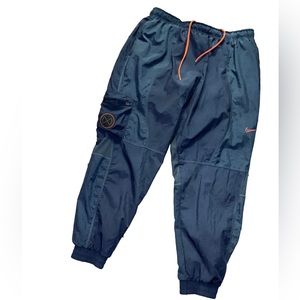 Vintage Nike Windbreaker Track Pants Joggers Men XXL Blue Hiking Outdoor 90s Y2K